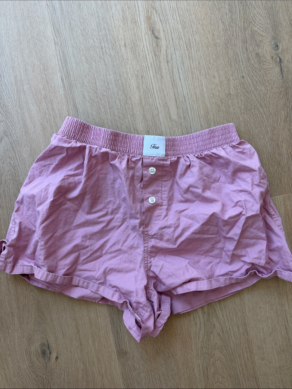 TNA Pink Cotton Athletic Lounge Shorts XS